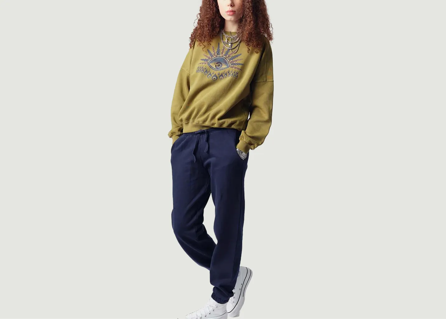 Pantalon de jogging Evie en coton biologique GOTS komodo