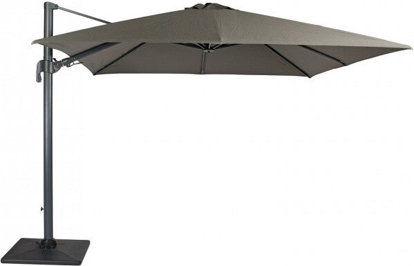 Tierra Outdoor zweefparasol Banus grijs 50+UV 300 x 300 cm