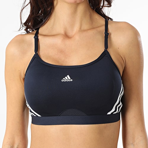 Brassière Femme 3 Stripes HC7863 Bleu Marine