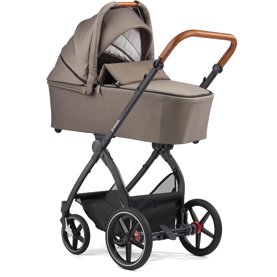 GESSLEIN Kombikinderwagen FX4 Soft+ Style Babywannen Set taupe