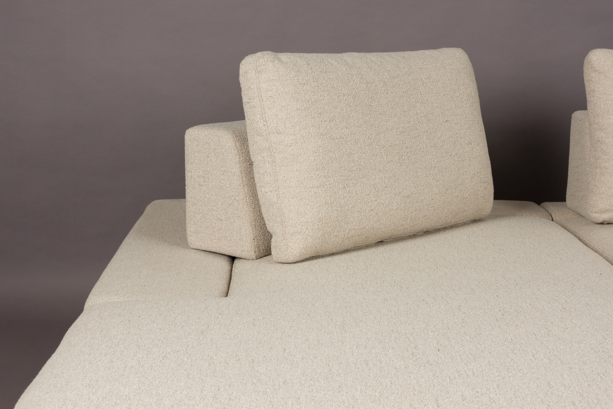 Bank Shelly Off-wit links Chaise Longue