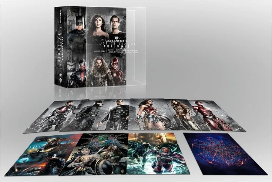 Coffret Zack Snyder DC - 3 films (Blu-ray UHD 4K   Blu-ray) Disques Blu-ray films