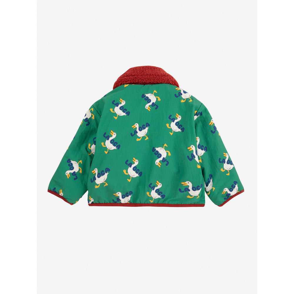 Køb Bobo Choses Green La Oca All Over Vendbar Sheepskin Jakke