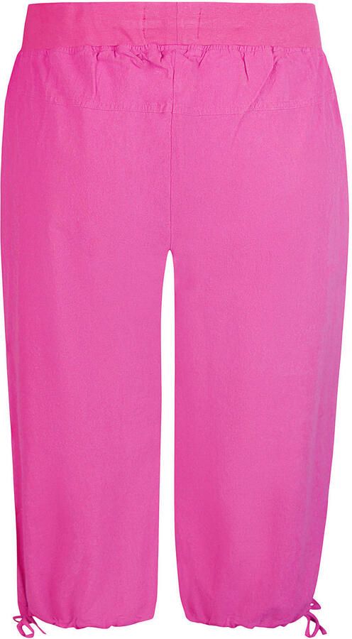 Zhenzi straight regular waist broek roze