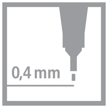 Fineliner - STABILO point 88 - 8er Pack - mit 8 verschiedenen Farben
