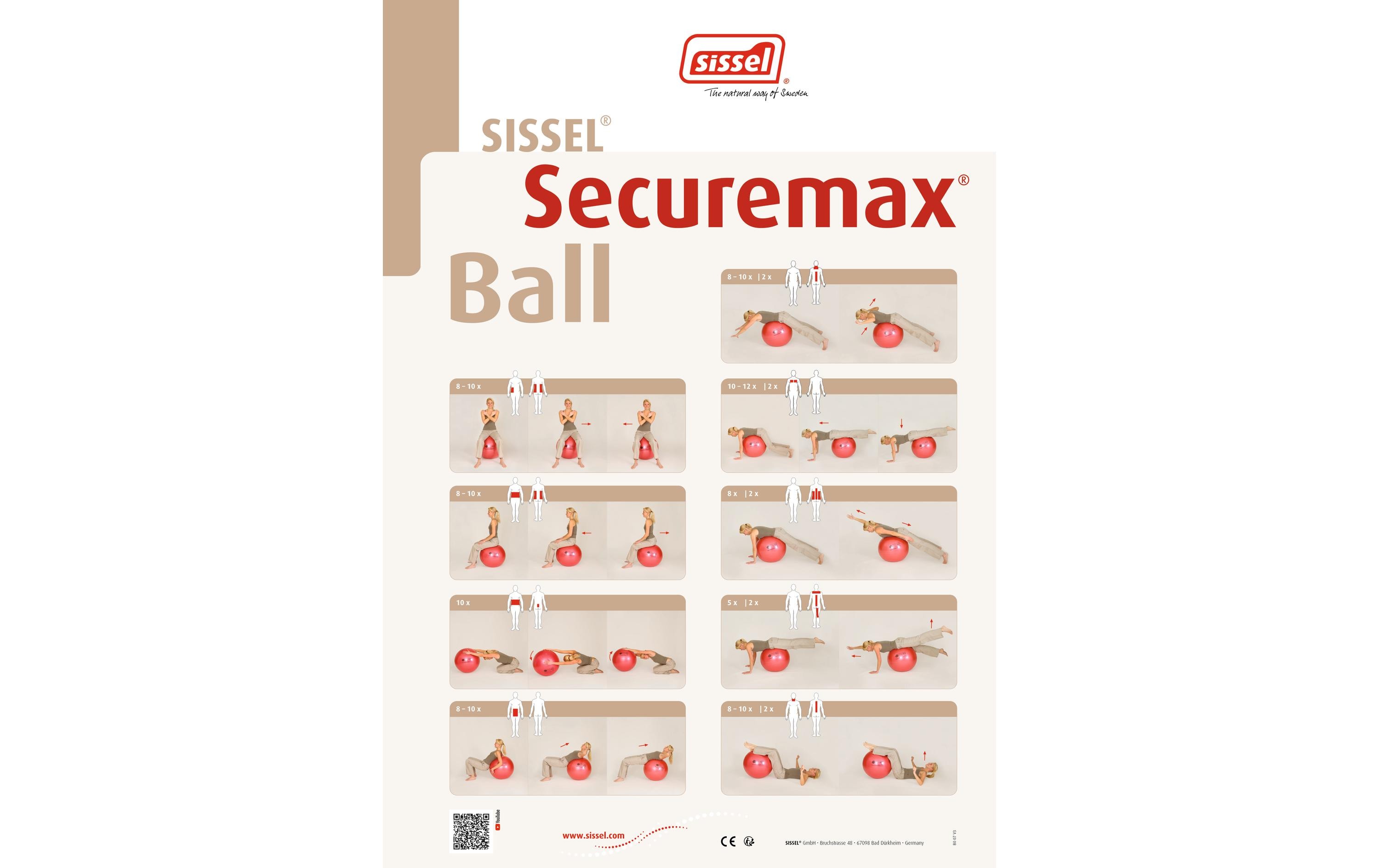 Securemax Ball Ø 55 cm lime-grünGymnastik- und Sitzball