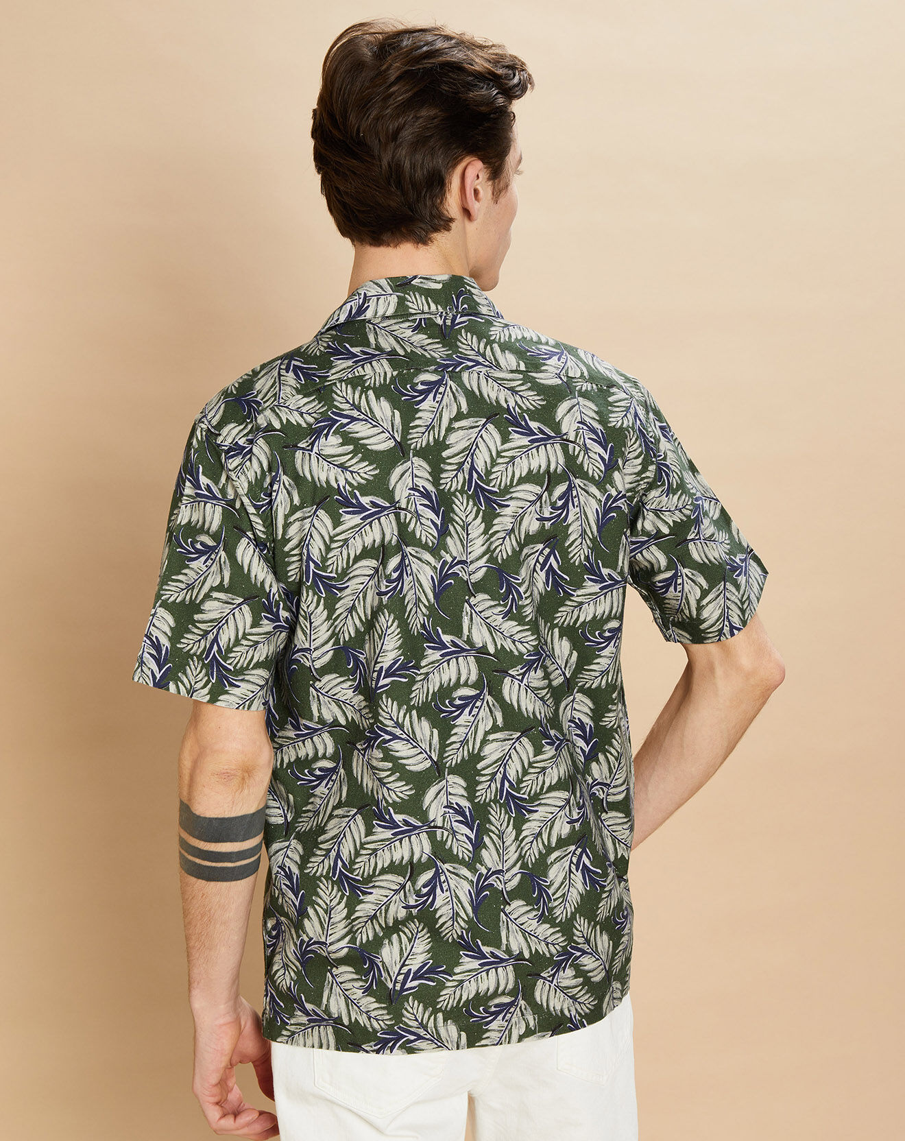 Hartford Chemise Regular Phil army bleue