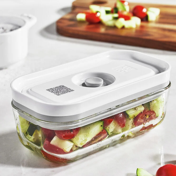 Zwilling Fresh & Save Vakuumbeholder i glas str S Hvid & transparent