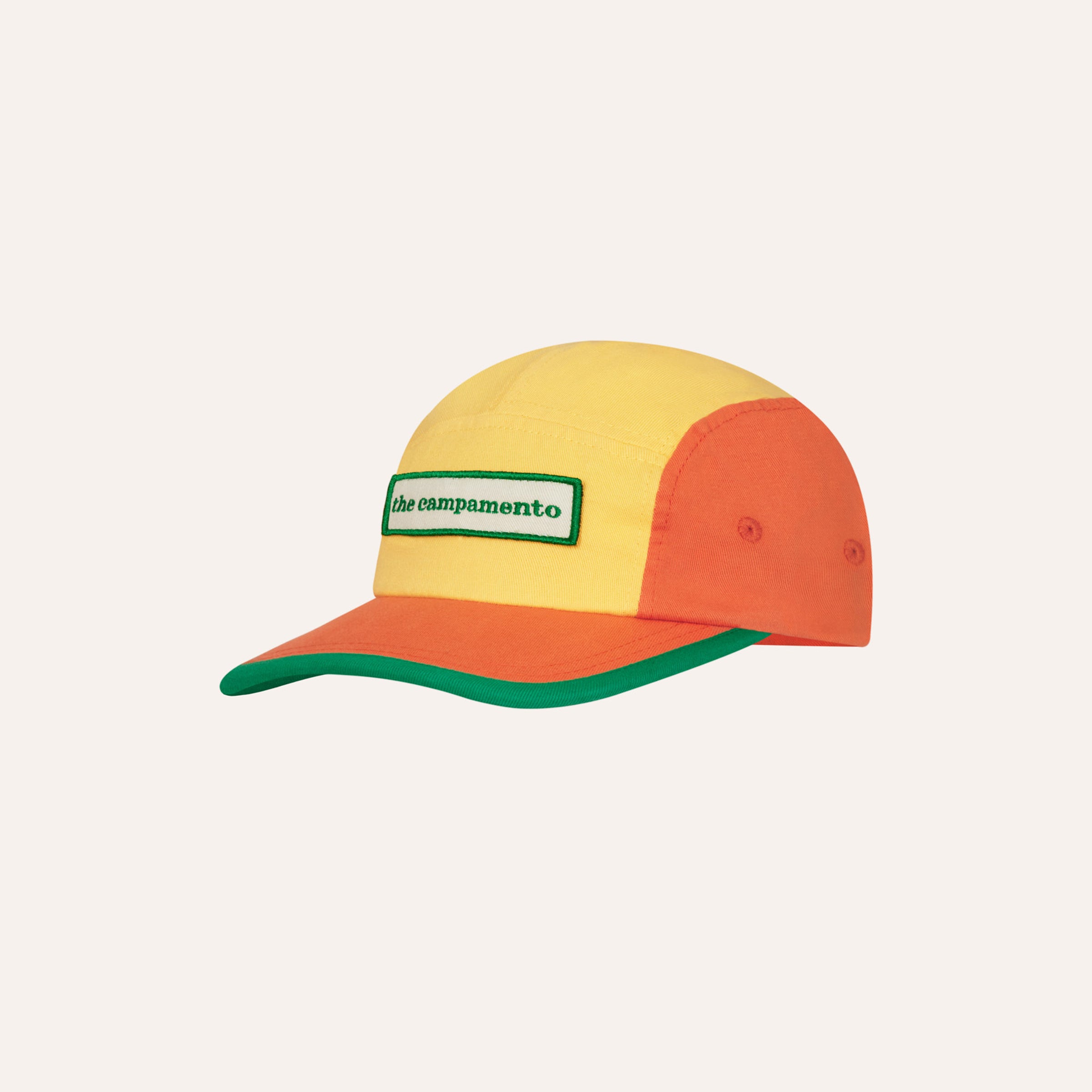 Cap Color Block Yellow