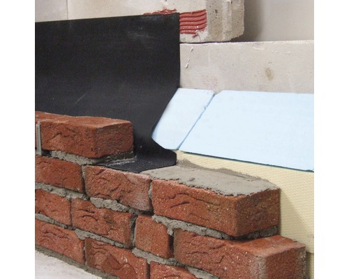 EPDM vochtwerende laag 20 m x 15 cm x 0,5 mm