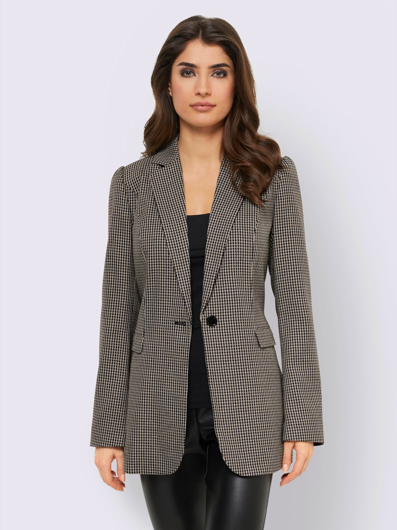 Blazer manches bouffantes discrètes