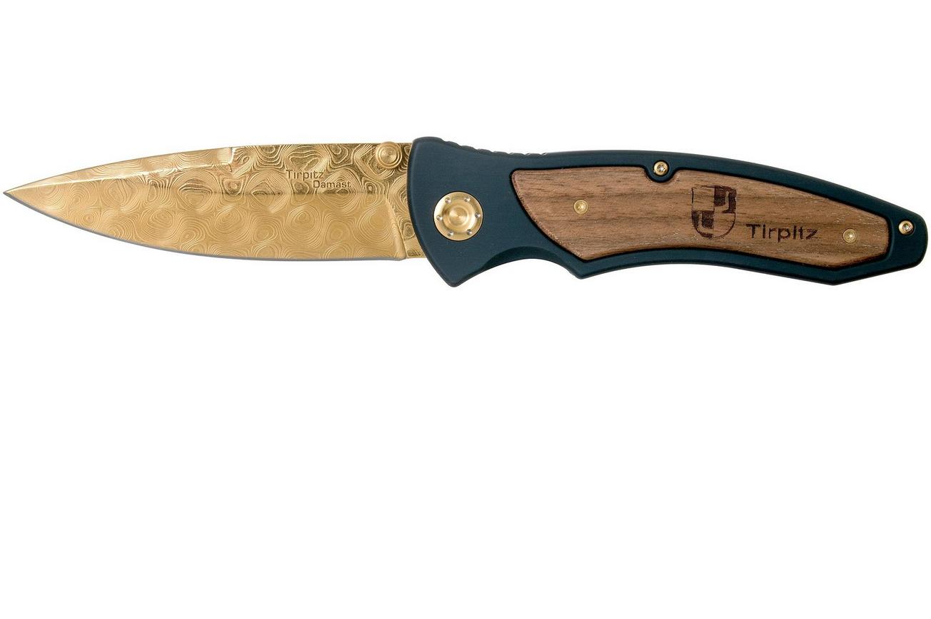 Böker Tirpitz Damast Gold Limited Edition 110194DAM zakmes