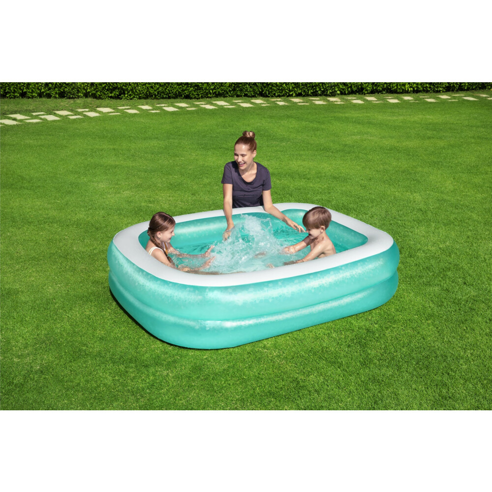 Bestway Familiebad Rechthoek Teal 200 cm