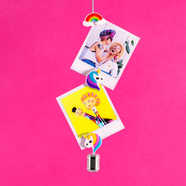 Câble porte photos et magnets - Magnetic Cable