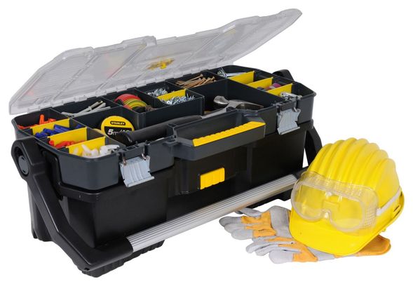 Boîte à Outils avec Organiseur Transparent - 67 x 32 3 x 25 1 cm - STANLEY  1-97-514