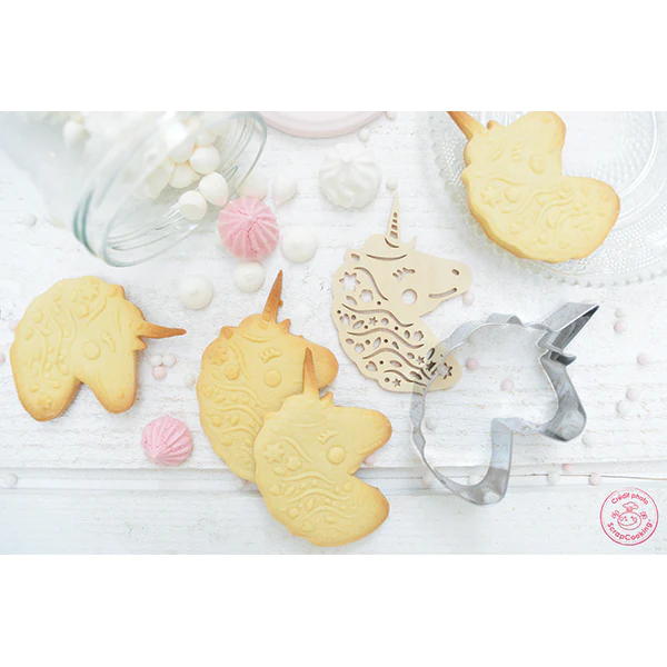 Emporte-pièce et embosseur Licorne Scrapcooking
