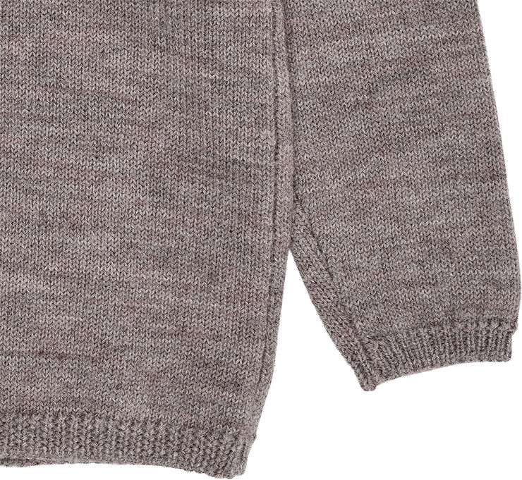 Copenhagen Colors MERINO KNITTED CARDIGAN Natural melange