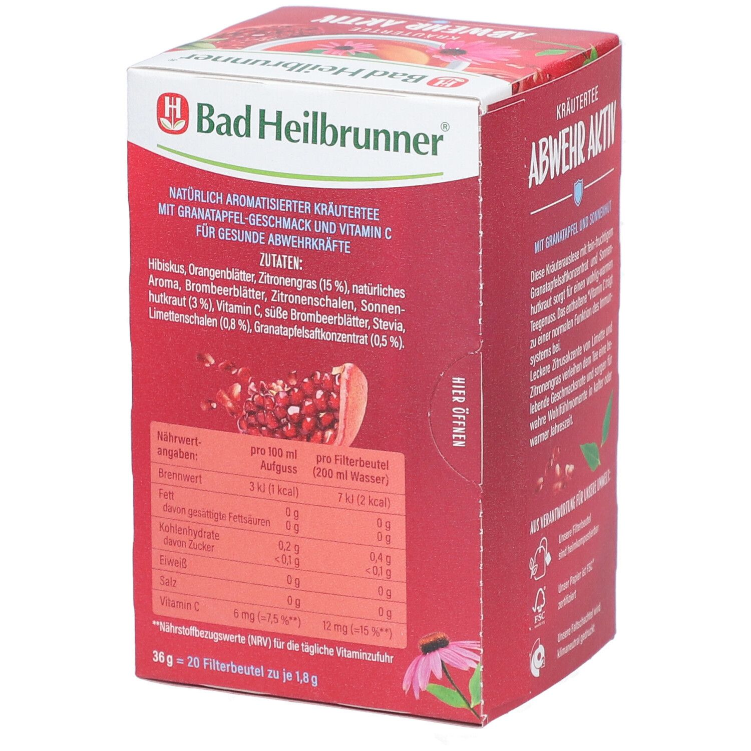 Bad Heilbrunner® Abwehr aktiv Kräutertee