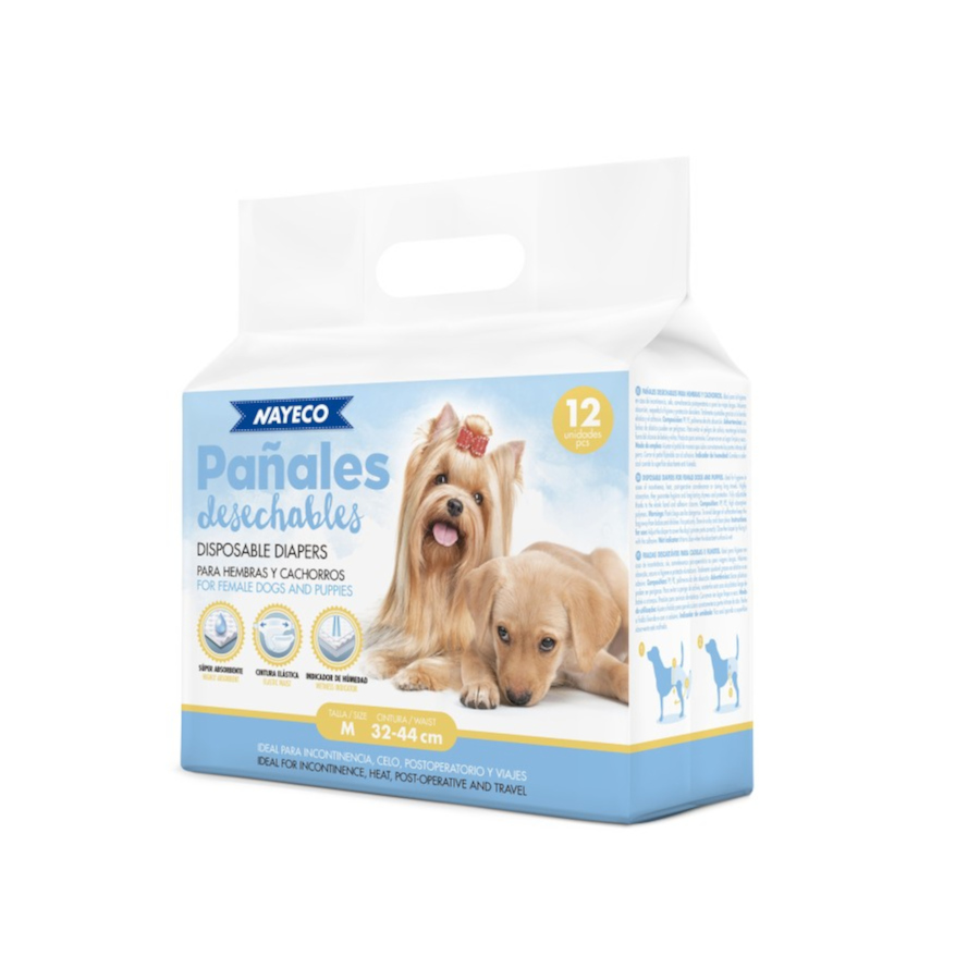 Fraldas para cães Nayeco M