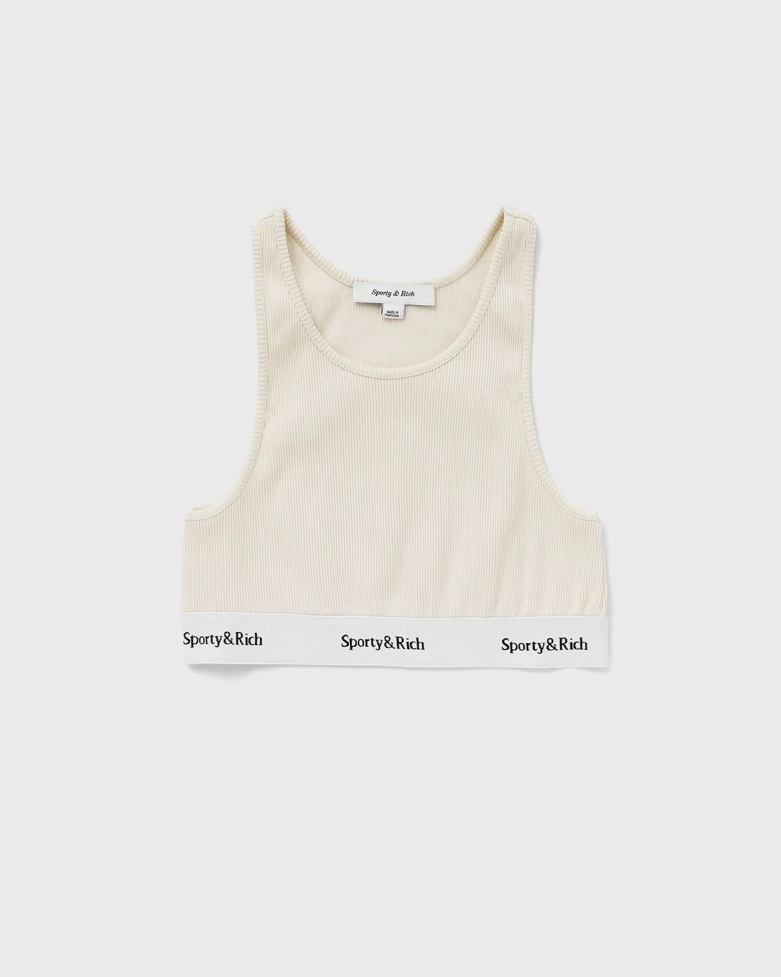 Sporty & Rich Serif Logo Cropped Tank