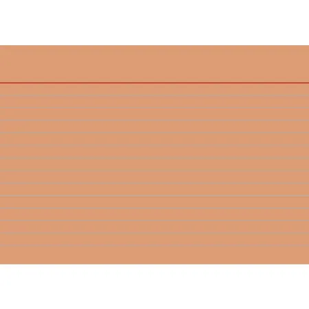 BRUNNEN Karteikarten, orange, 180g/m², A6, 100 Stück