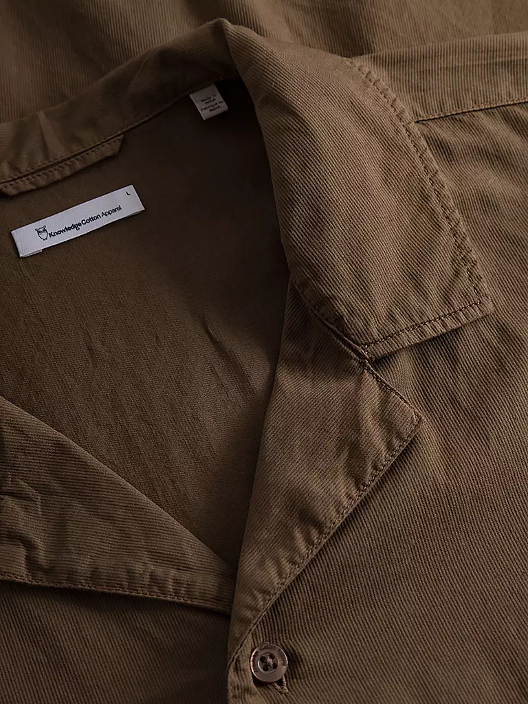 KNOWLEDGE COTTON APPAREL Hemd braun