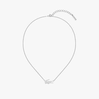 Collier Crocodile femme Lacoste Bijoux - Gris - Lacoste - Femme