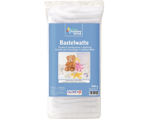 Knutselwatten 1000 g wit