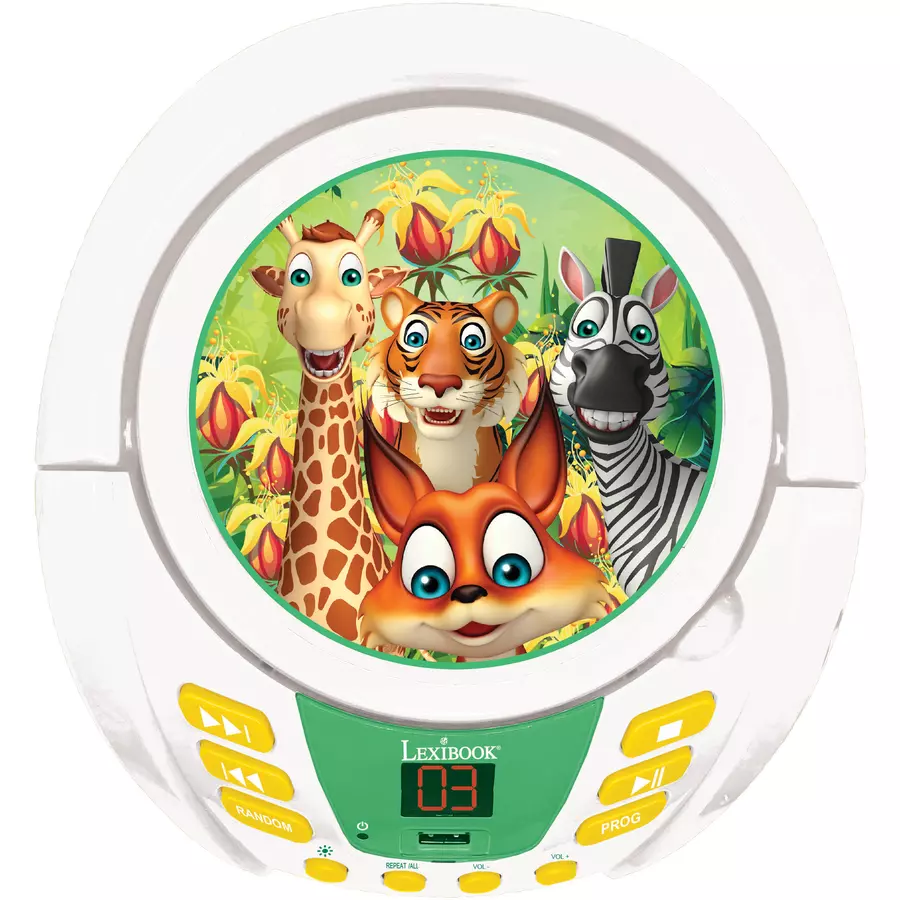 LEXIBOOK Tierfamilie Bluetooth CD-Player