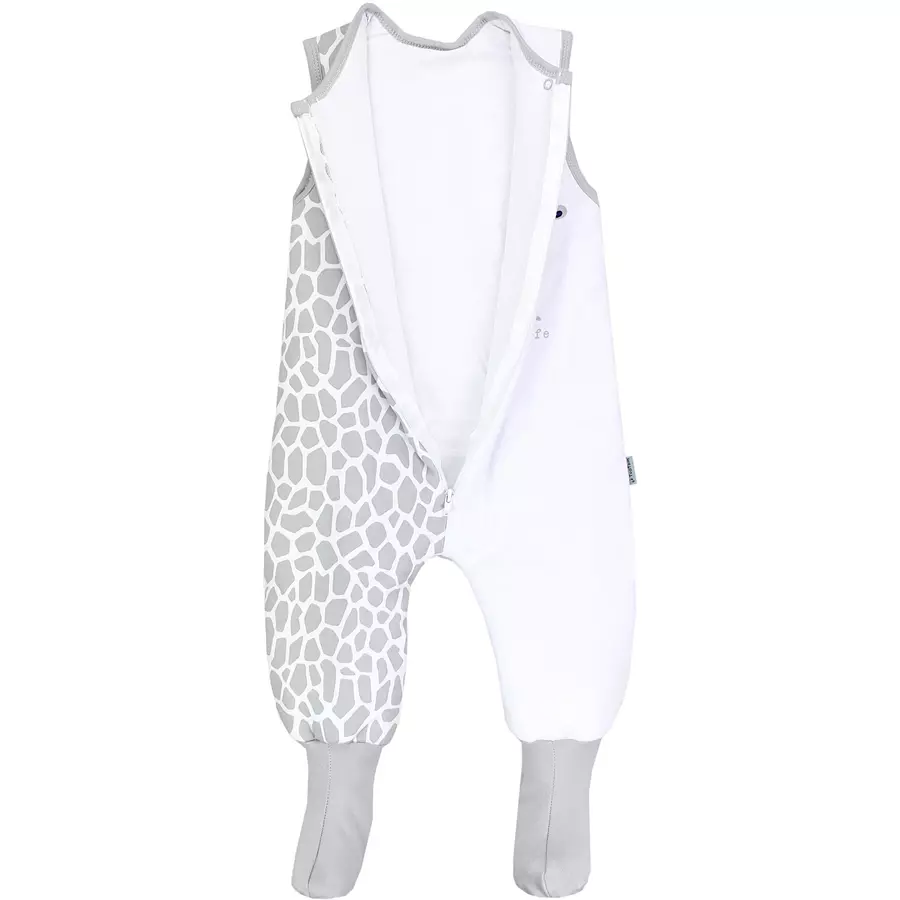 TupTam Baby Winter Schlafsack mit Beinen und Füßen graumelange