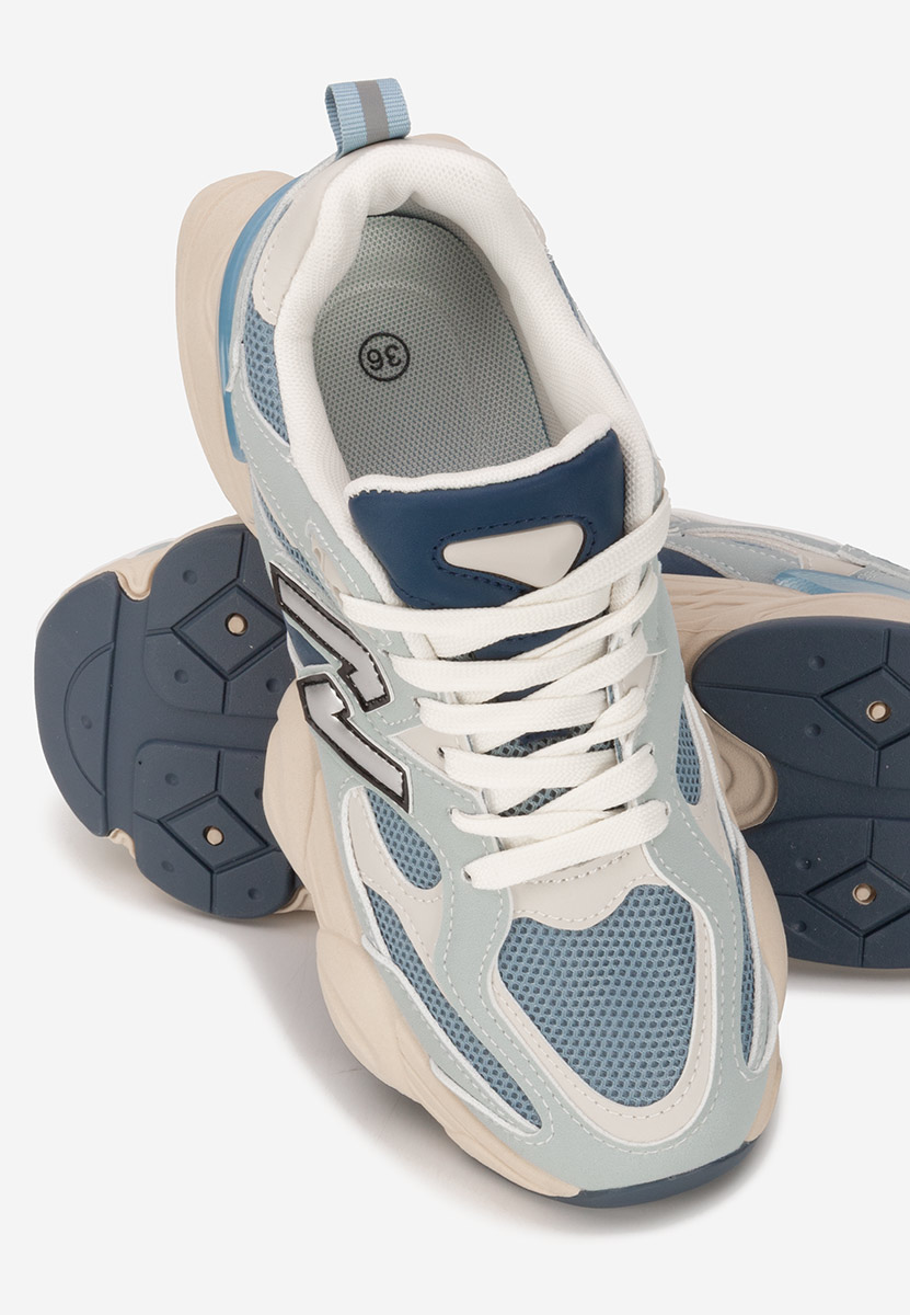 Baskets pour femme bleus Nailyn