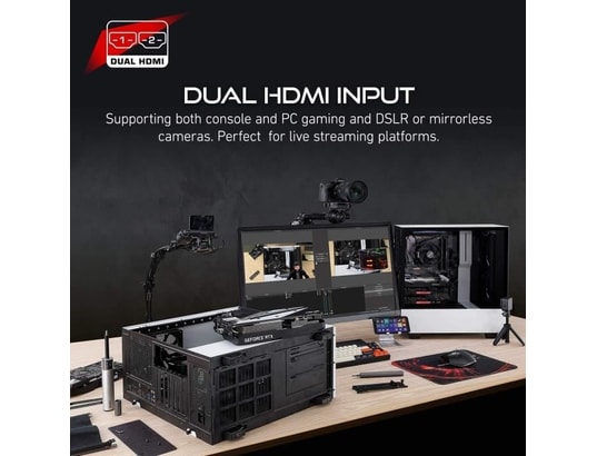 AVERMEDIA - Webcam Live-gamer duo 4kp60 hdr passthrough pci-e, temps de latence...