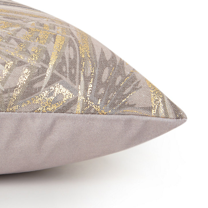 Coussin foil print doré JBY Creation L.50 x H.30 cm