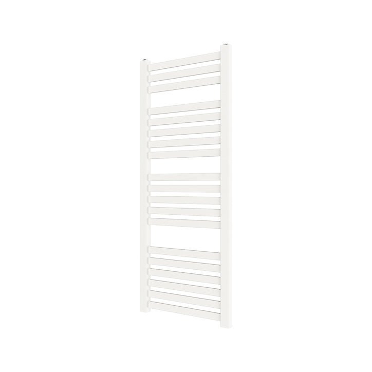 Sèche-serviettes eau chaude GoodHome Aspley blanc 485W
