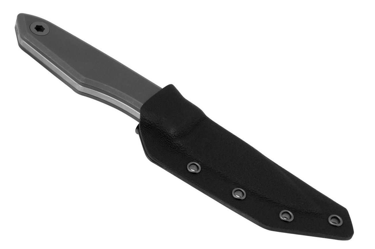 Big Idea Design Ti Lookout Fixed Blade TI-LO Stonewashed Titanium, Böhler M390, vaststaand mes, Mak Kelsay design