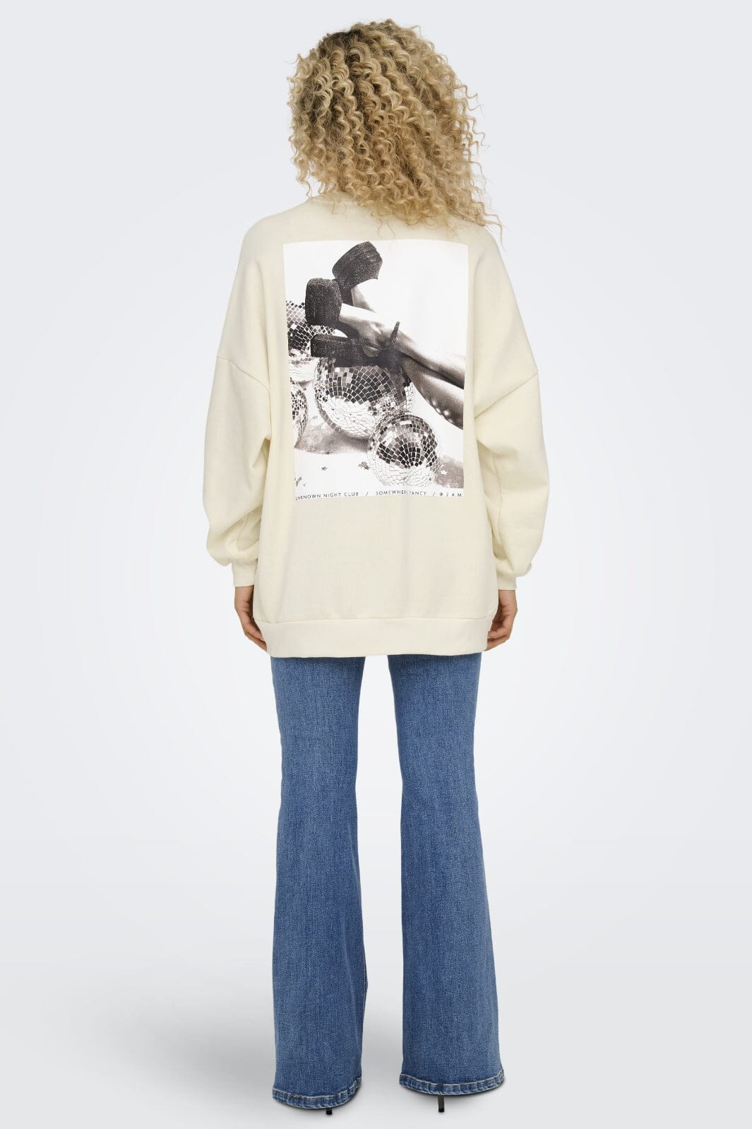 Only Onldaze L/S Party O-Neck Swt 4601781 cloud dancer club