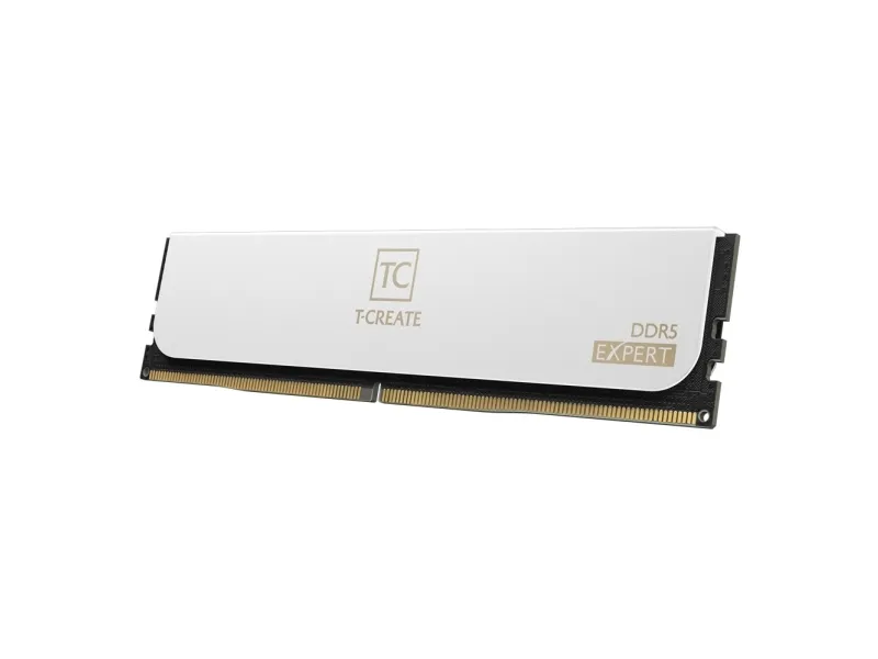 T-CREATE EXPERT - DDR5 - sæt - 64 GB: 2 x 32 GB - DIMM 288-PIN - 6000 MT/s / PC5-48000 - CL34 - 1.35 V - ikke bufferet - on-die ECC - hvid