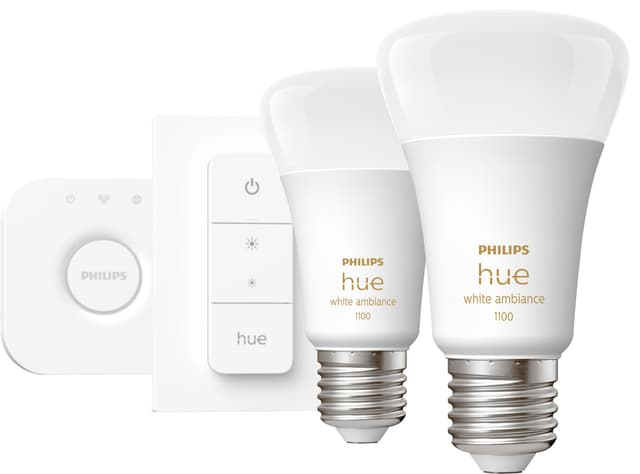 Philips Hue WA 8W A60 E27 Bridge-startpakke