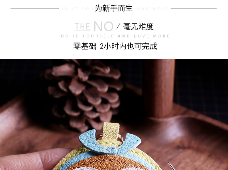 Masoom - Monkey King tashanger van echt leer / DIY-pakket (verschillende ontwerpen)
