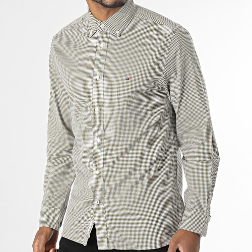 Chemise Manches Longues A Carreaux Soft Flex Gingham 2837 Vert
