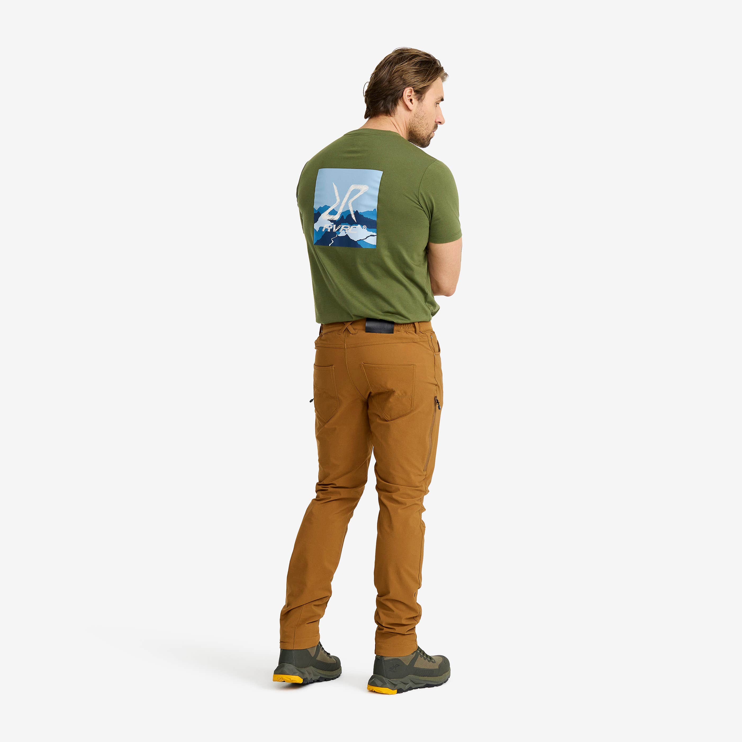 Adrenaline Outdoor Jeans Herre Rubber