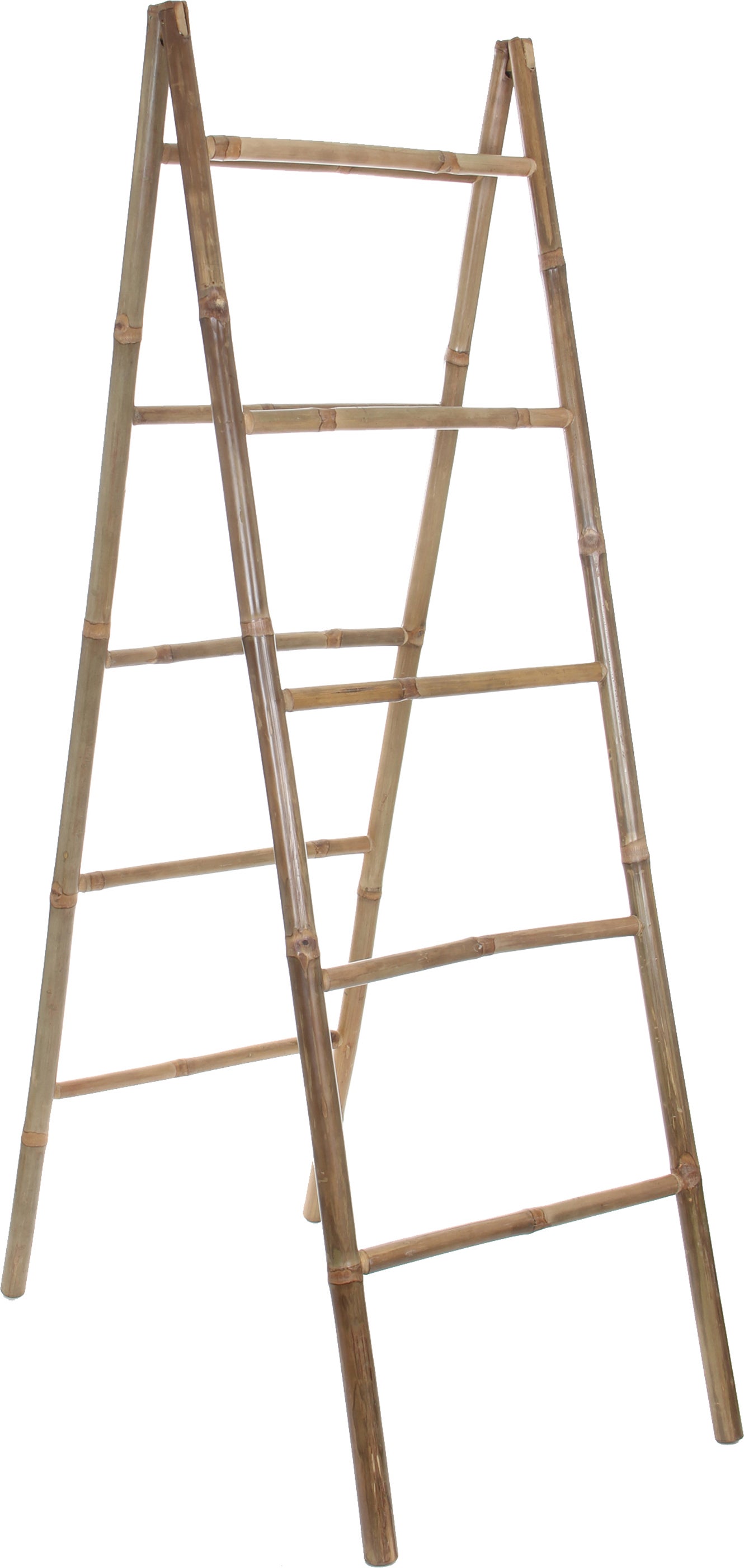 Mica Decorations Tropical decoratie ladder bruin 10 x 50 x 157 cm