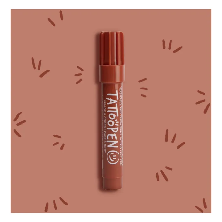 Nailmatic Kids Feutre de tatouage temporaire Tattoopen | Marron