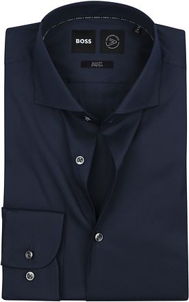 BOSS Hank Navy Overhemd 50479915-410 kopen