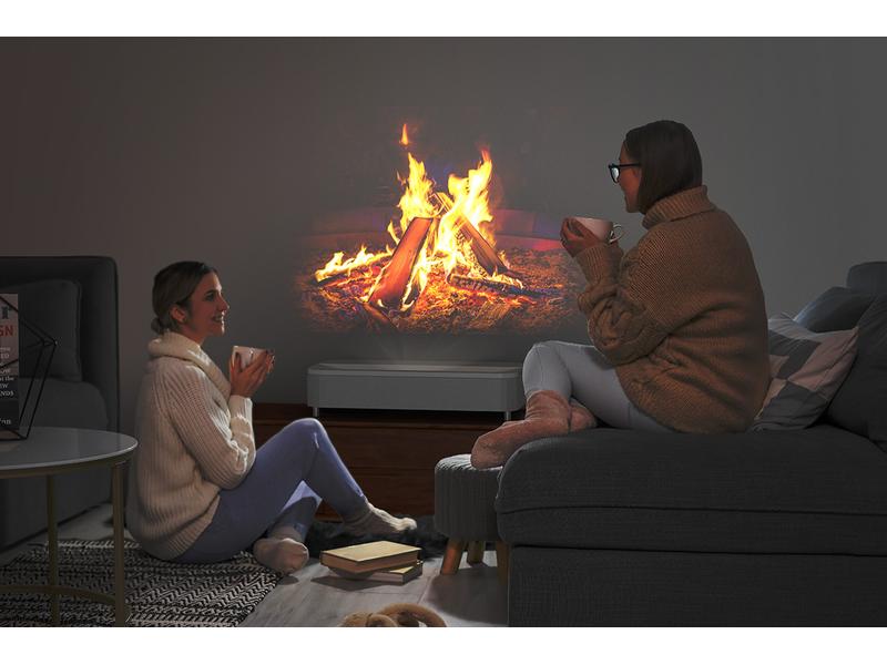Epson Ultrakurzdistanzprojektor EH-LS800W Weiss 4k UHD Laser Ultrakurzdistanzprojektor