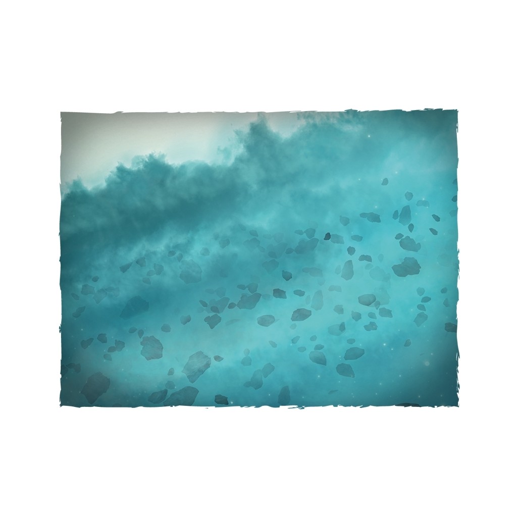 Terrain Mat PVC - Asteroid Field - 90x180