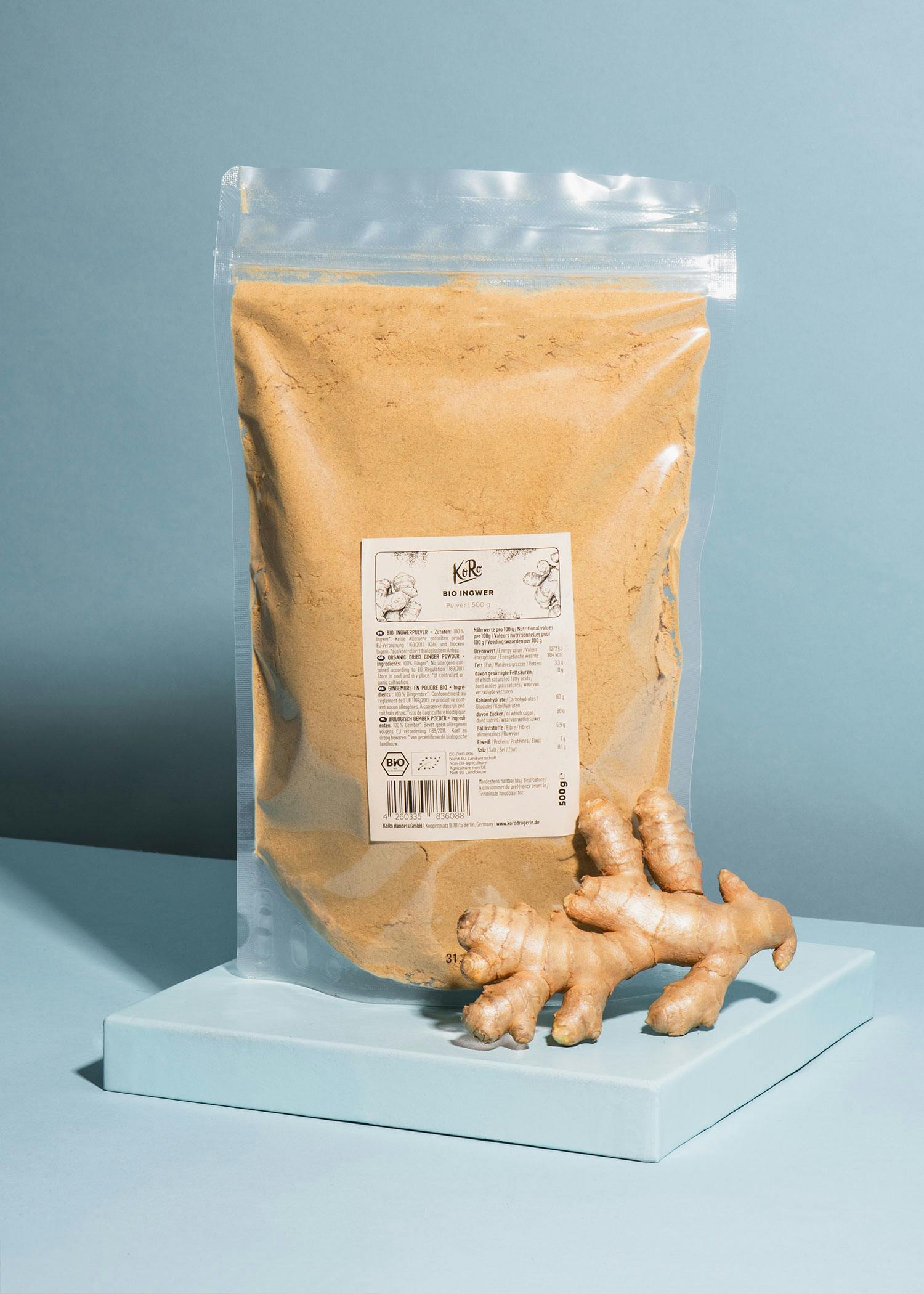 Bio Ingwer Pulver 500 g