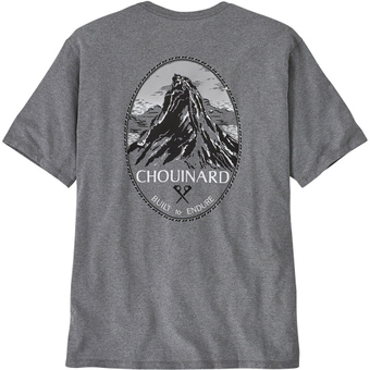 Patagonia Chouinard Crest Pocket Responsibili-tee T-Shirt Gravel Heather Herren