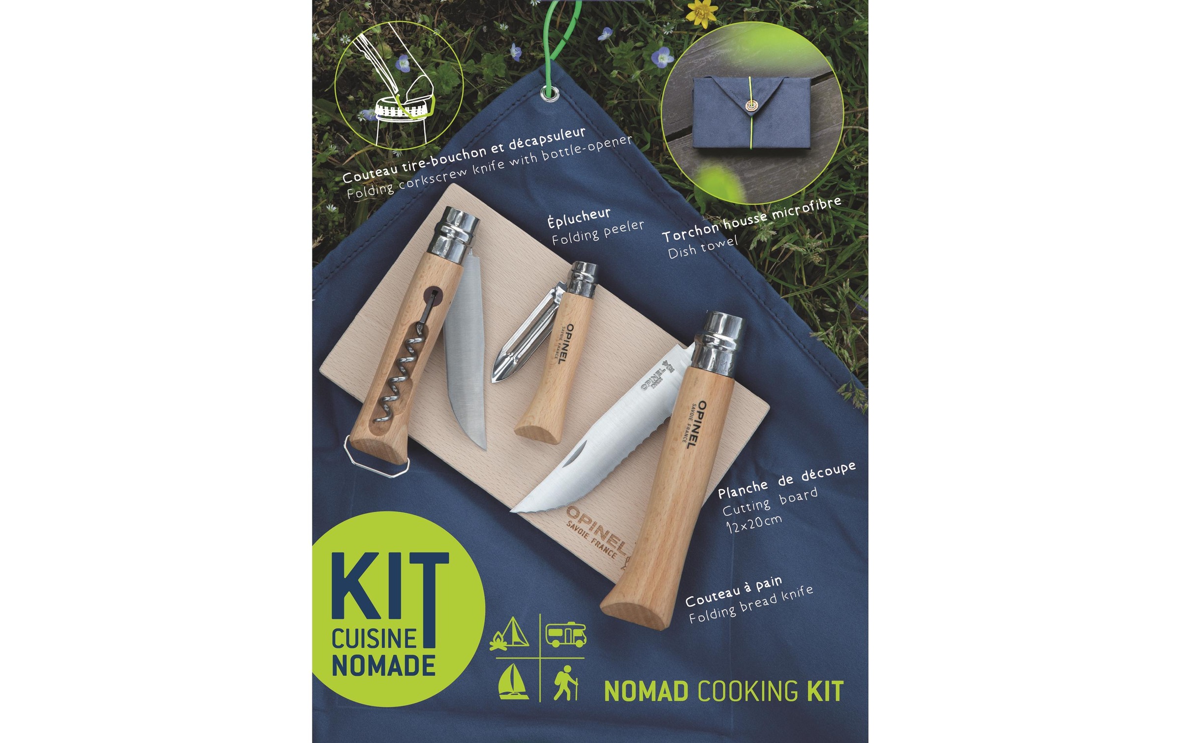 Kochtopf »opinel Nomad Cooking Kit« Edelstahl