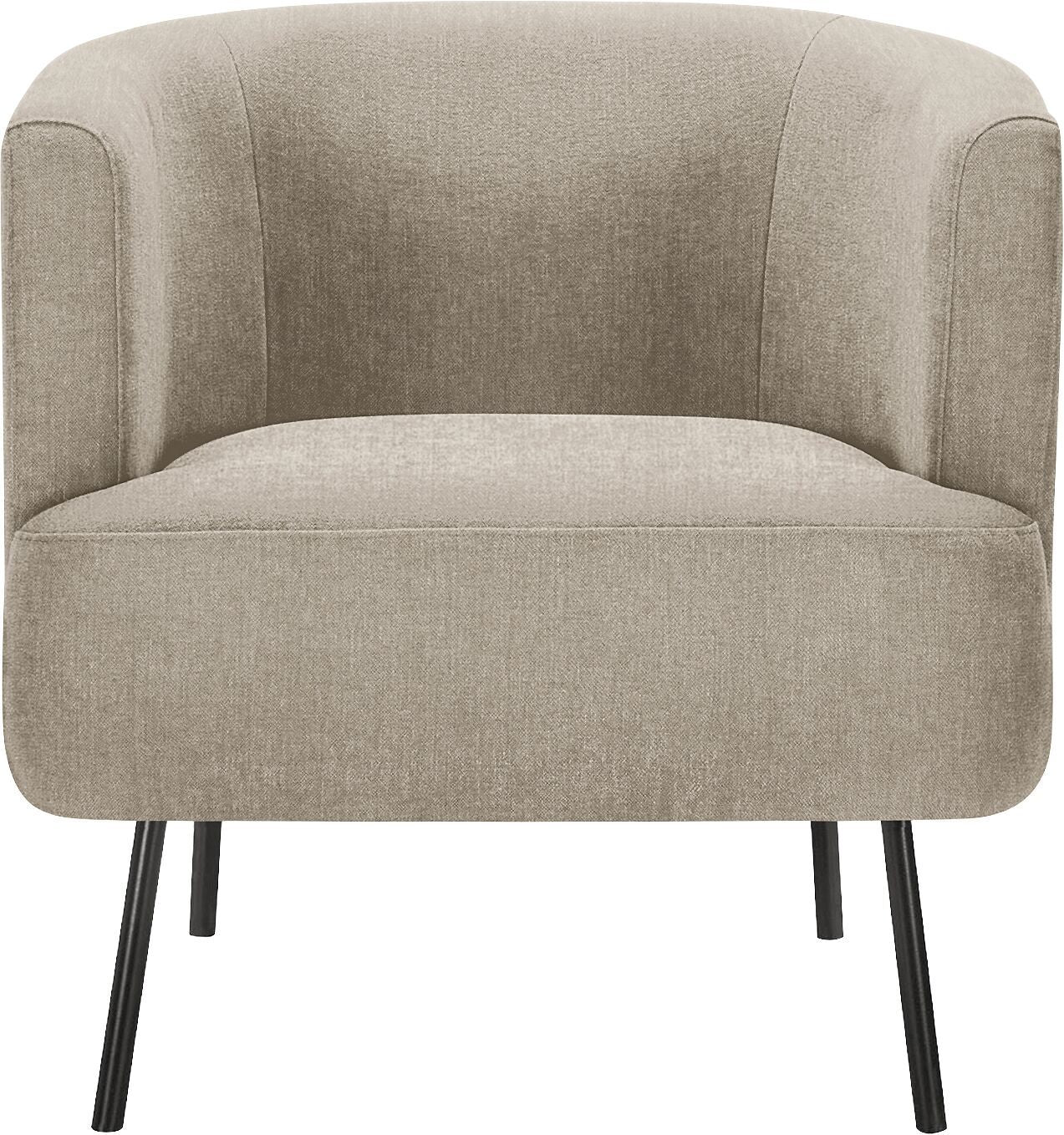 FUNK Sessel - Beige / B: 68.0 cm x T: 70.0 cm x H: 69.0 cm